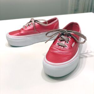Vans‎ X Barbie Authentic Stackform Hot Pink Platform Women's Sneakers Size 5